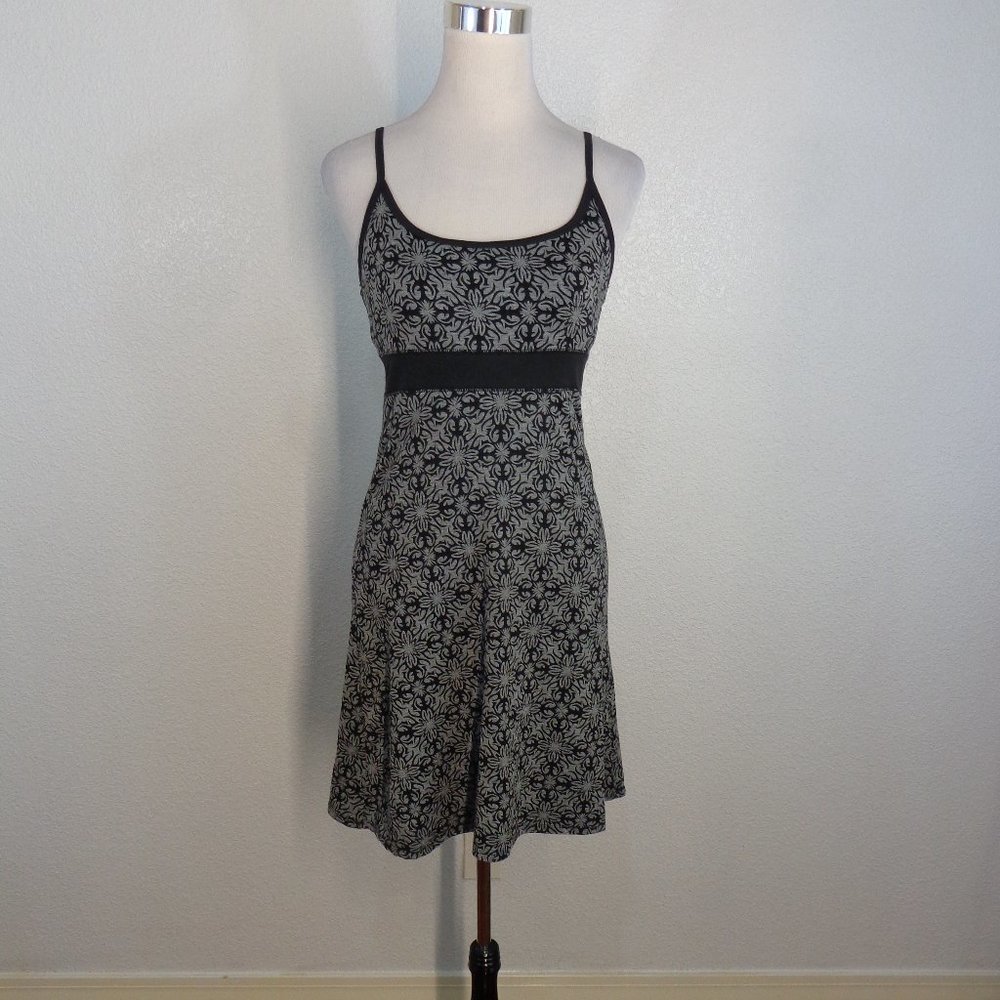 Soybu Dress Women's XS Black Strappy Athletic Tennis Shelf Bra Stretch Empire